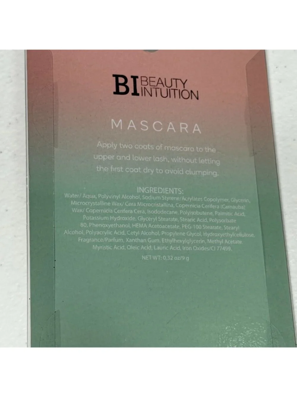 Beauty Intuition Big Curl Mascara Black Smudge Proof 0.32 oz Volumizing